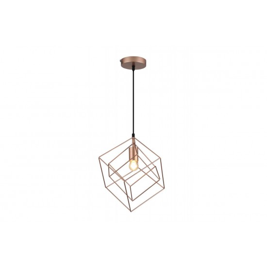 Griestu lampa ROSA, 1xE27, IP20, 33x33 cm, viena, zelta krāsa OS-ROSA-40-DEC GTV