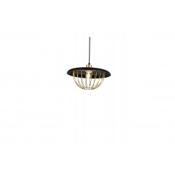 Griestu lampa TULIP, 1xE27, IP20, Ø36 cm, viena, melna/zelta OS-TULI-11-DEC GTV