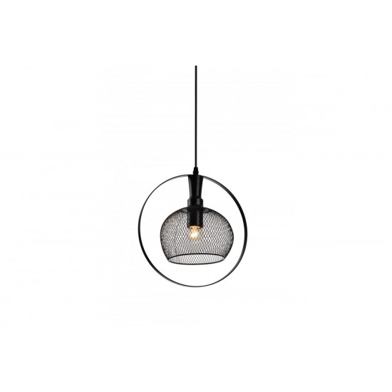 Griestu lampa XALIS 1, 1хE27, IP20, Ø30 cm, viena, melna OS-XAL1-10-DEC GTV 