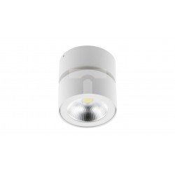 LED lampa BIANCO, 15 W, 1500 Lm, 4000K, IP20, apaļa, balta LD-BNC15WOB-NB GTV