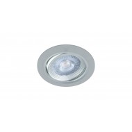 Griestu apgaismojuma punkta SMD LED armatūra 230V, 5 W, 540 lm, Krāsa: sudraba, Gaismas krāsa: neitrāli balta