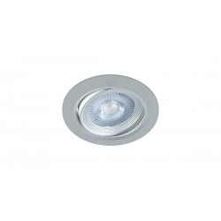 Griestu apgaismojuma punkta SMD LED armatūra 230V, 5 W, 540 lm, Krāsa: sudraba, Gaismas krāsa: neitrāli balta