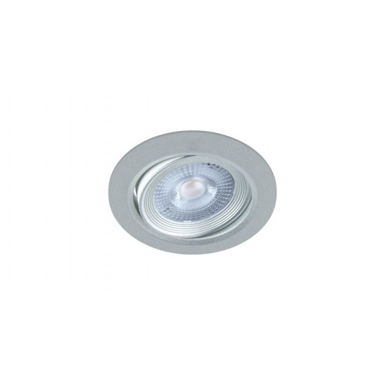 Griestu apgaismojuma punkta SMD LED armatūra 230V, 5 W, 540 lm, Krāsa: sudraba, Gaismas krāsa: neitrāli balta