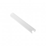Plastmasas vāciņš alumīnija profilam GLAX MINI, 3 m, pienains, APAĻS PA-OSMLGLAXMO3M-00 GTV