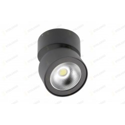 LED lampa BIANCO, 15 W, 1500 Lm, 4000K, IP20, apaļa, melna LD-BNC15WOC-NB GTV