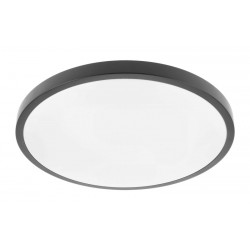 LED lampa ATOL, Ø400mm, 3000K, 32W, 2560lm, A180-250V, 50/60 Hz, PF>0.9, IP54, melna LD-ATOL32W-WW-10 GTV