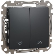 Žalūziju slēdzis 10AX antracīts Sedna Design
