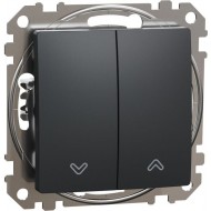 Кнопка для жалюзи 10A антрацит Sedna Design