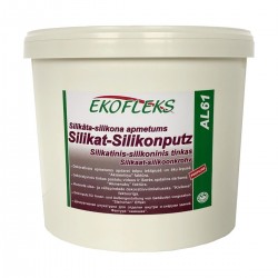 Ekofleks AL61 Silikāta-silikona dekoratīvais apmetums (akmentiņš) 3mm, 25kg