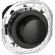 Universāls rotējošais dimmers LED 400W melns Renova