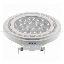 LED spuldze, AR111, 4000K, G53, 12.5W, DC12V, 120°, 1250lm, balta LD-AR111NW13W120-00 GTV