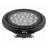 Лампочка светодиодная, AR111, 4000K, G53, 12,5W, DC12V, 40°, 1250lm, черная LD-AR111NW13W40-10 GTV