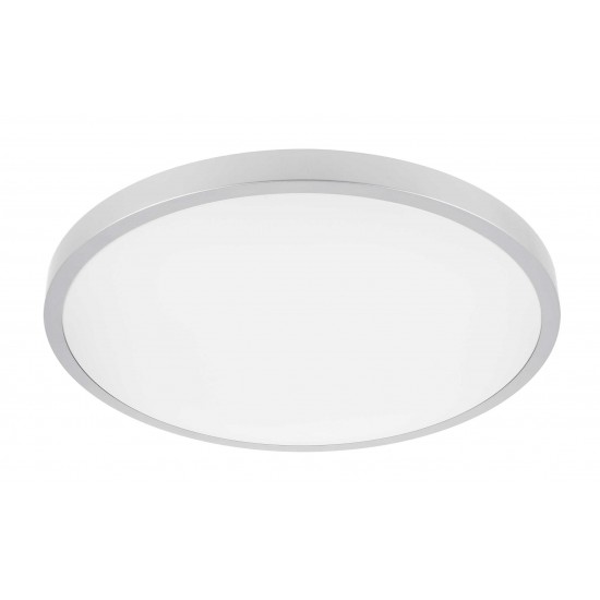 LED lampa ATOL, Ø400mm, 3000K, 32W, 2560lm, AC180-250V, 50/60 Hz, PF>0.9, IP54, sudrabs LD-ATOL32W-WW-02 GTV