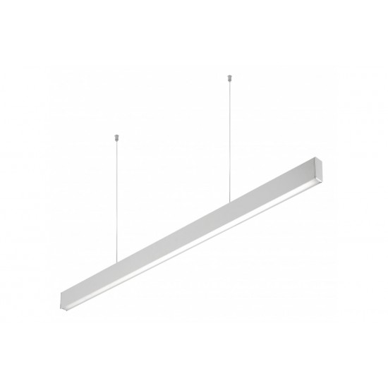 LED lineārais gaismeklis LIVIA, 40 W, 3600 Lm, 4000K, IP20, 120 cm, balts GTV