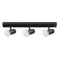 RIO SP 3, sienas un griestu lampa, E27 maks. 3x60W, IP20, melns