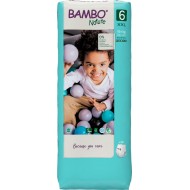 BAMBO Nature Tall XXL- 6 (15+ kg) biksītes, 38 gab.