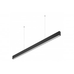 LED lineārais gaismeklis LIVIA, 40 W, 3600 Lm, 4000K, IP20, 120 cm, melns GTV