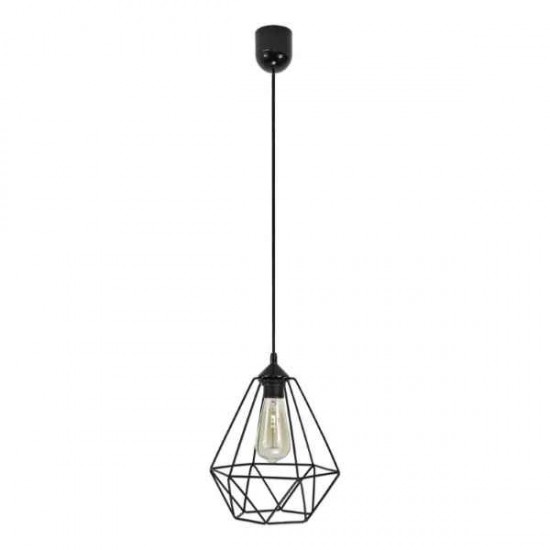 KEBUL piekaramā lampa, maks. jauda 1x60W, E27, melns