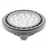 LED lampa, ES111, 4000K, GU10, 12.5W, AC220-240V, 40°, 1250lm, 109mA, pelēka LD-ES111NW13W40-15 GTV