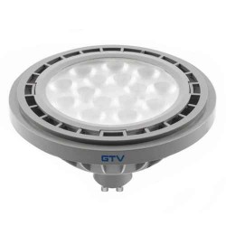 LED lampa, ES111, 4000K, GU10, 12.5W, AC220-240V, 120°, 1250lm, 109mA, pelēka LD-ES111NW13W120-15 GTV