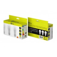 G-TECH LED spuldze 3 gab, A-G, A60, 3000K, E27, 8.8W, AC220-240V, 200°, 806lm, 77mA GT-A60NW9W-3 GTV