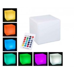 LED RGBW gaismeklis, 7W, IP44, 525 Lm 2700K Cube light 40cmx:40cm