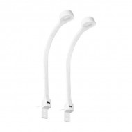 TEO komplekts 2 LED naktslampas, 2x7.5W, 4000K, ar USB, balts