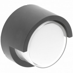 LED fasādes lampa CANTI, 12 W, 1000 Lm, 4000K, IP65, apaļa GTV