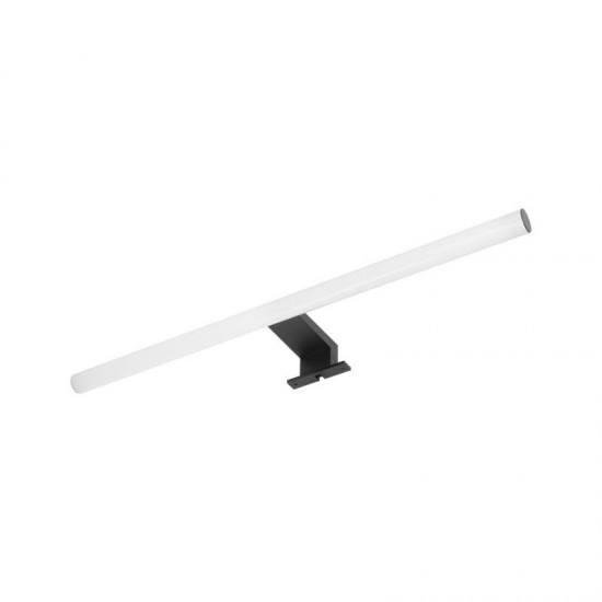 PEEGEL LED spoguļlampa, melna, 9W, 4000K, 60 cm garš, plastmasa + akrils