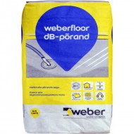 Weber Floor Db-PÕRAND самовыравнивающийся с волокнами для плавающих и обогреваемых полов , 20кг