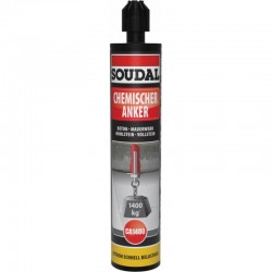 Soudal Chemisch Anker CA1400 Ķīmiskais enkurs/līme , pelēks, 280ml