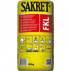 Sakret FKL Elastīgā flīžu līme lielformāta flīzēm (C2ES1), 25kg