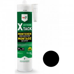 Tec 7 X-tack Līmēšanai bez papildus fiksācijas, melns, 290 ml