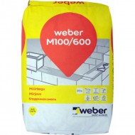 Weber M 100/600 цементный кладочный раствор Weber M100/600, 25кг