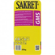 Sakret GMS Клей для газобетонных и силикатных блоков, белый , 25кг