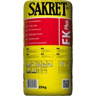Sakret FK Plus Плиточный клей, серый (C1TE) , 25кг