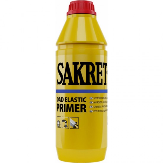 Sakret OAD Elastic Primer Grunts pirms hidroizolācijas (koncentrāts), 1L