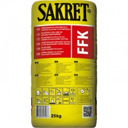 Sakret FFK elastīga flīžu līme ar uzlabotām īpašībām (C2TE S1), pelēka, 25kg