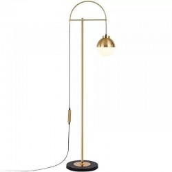 Stāvlampa ABIES F, 1xE27, IP20, Ø20 cm, viena, zelta krāsa LP-ABIESF-40-DEC GTV