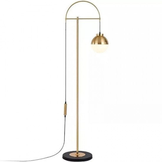 Stāvlampa ABIES F, 1xE27, IP20, Ø20 cm, viena, zelta krāsa LP-ABIESF-40-DEC GTV