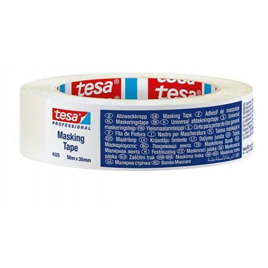 Tesa Masking Tape Krāsotāju lente, bēša, 50mm x 50m