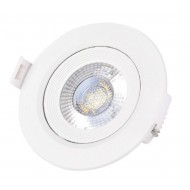 Iebūvējams LED gaismeklis apaļš 5W 420Lm 3000K