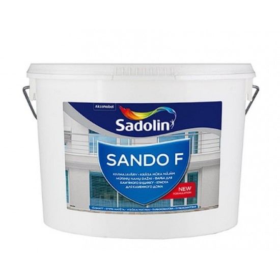 Sadolin Sando F Сильноматовая краска для фасадов и цоколей BW 10л. Sadolin Sando F Сильноматовая краска для фасадов и цоколей BW 10л.