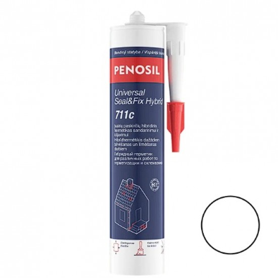 Penosil Universal Seal&Fix Hybrid 711c Daudzfunkcionāls, līmējošs hibrīdhermētiķis 280ml balts