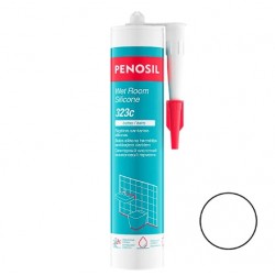 Penosil Wet Room Silicone 323c Skābs sanitārais silikona hermētiķis 280ml balts