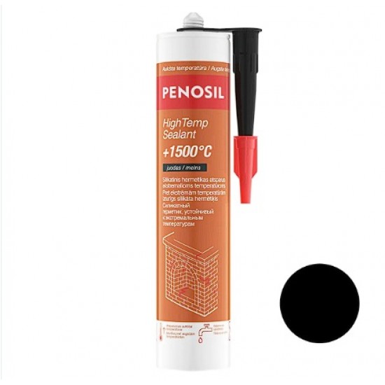 Penosil HighTemp Sealant +1500°C Pret augstām temperatūrām izturīgs hermētiķis 280ml melns