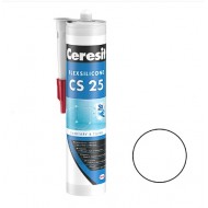 Ceresit CS 25 Санитарный силиконовый герметик, 280мл, белый (01)