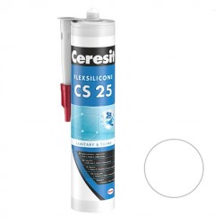 Ceresit CS 25 Sanitārais silikona hermētiķis, 280ml, caurspīdīgs