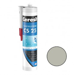 Ceresit CS 25 Sanitārais silikona hermētiķis, 280ml, platīna (14)