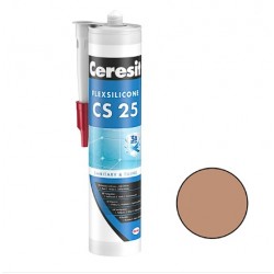 Ceresit CS 25 Sanitārais silikona hermētiķis, 280ml, siena (47)